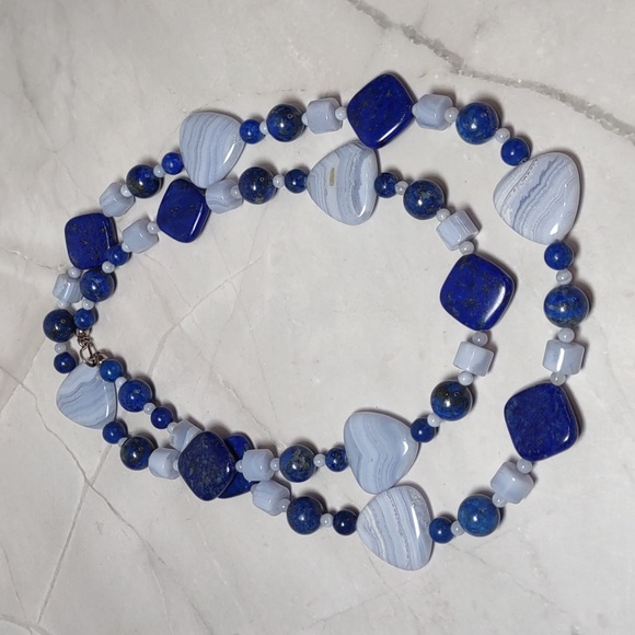 Jay King Jewelry - Jay King Lapis/Blue Lace Agate/Sodalite Gemstone Necklace